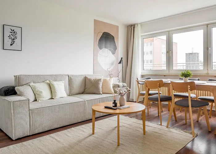 Global Living - Design Apartments I Terrace I Kitchen I Smart-Tv I Parking Space I Muenchen