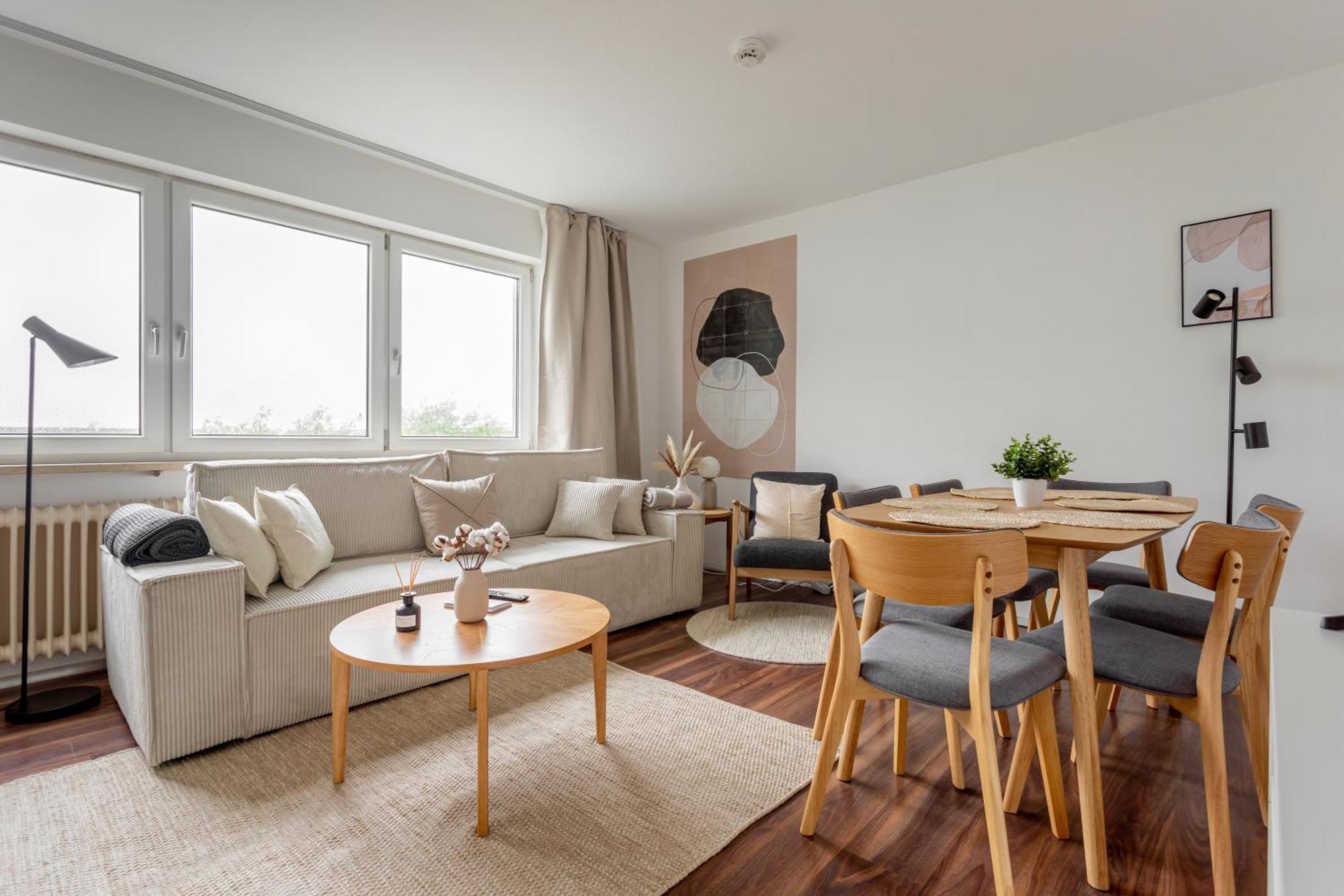 Global Living - Design I Terrace I Kitchen I Smart-tv I Parking Space I * München
