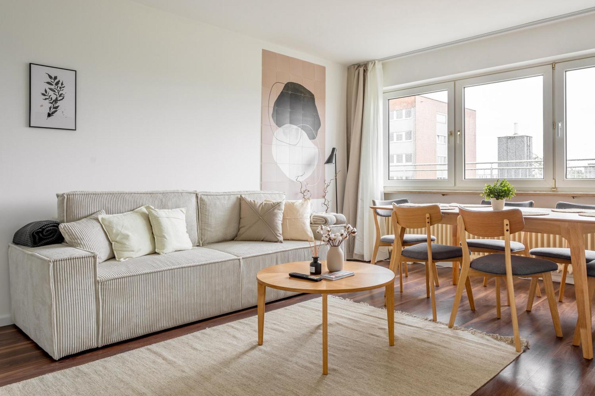 Global Living - Design I Terrace I Kitchen I Smart-tv I Parking Space I München