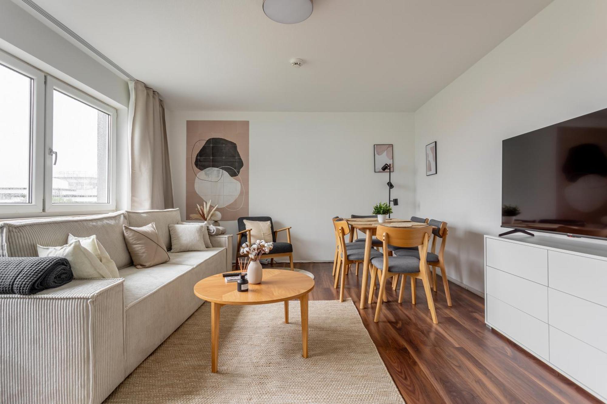 Global Living - Design I Terrace I Kitchen I Smart-tv I Parking Space I Apartment *