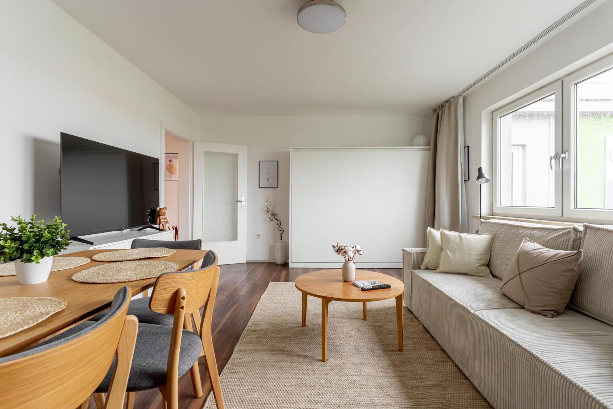 Global Living - Design I Terrace I Kitchen I Smart-tv I Parking Space I München